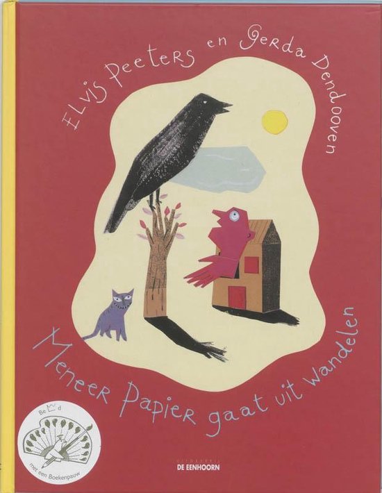 Cover van het boek 'Meneer Papier gaat uit wandelen' van Elvis Peeters