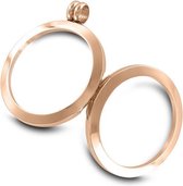 LOCKits 982400097 - Stalen Muntenhanger - 33 mm - Rosékleurig