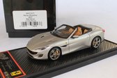 Ferrari Portofino 2017 Mat Zilver 1-43 BBR Models Limited 69 Pieces