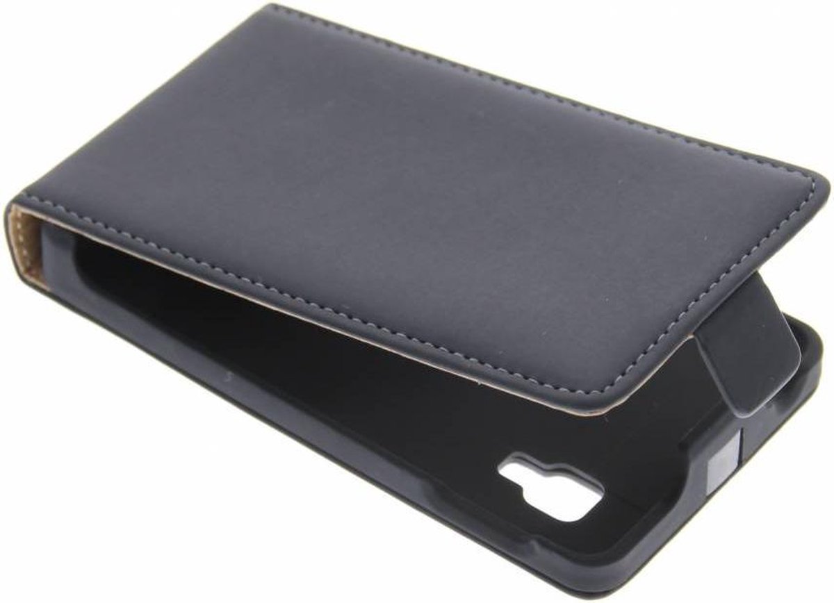Mobiparts - zwart originele premium flipcase LG Optimus L4 II E440