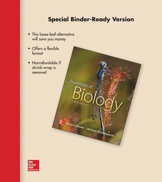 Loose Leaf Version for Essentials of Biology 9780077681913 Sylvia S