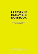 Freestyle Really Big Notebook, Serious Creativity Collection, 800 Pages, Lemon