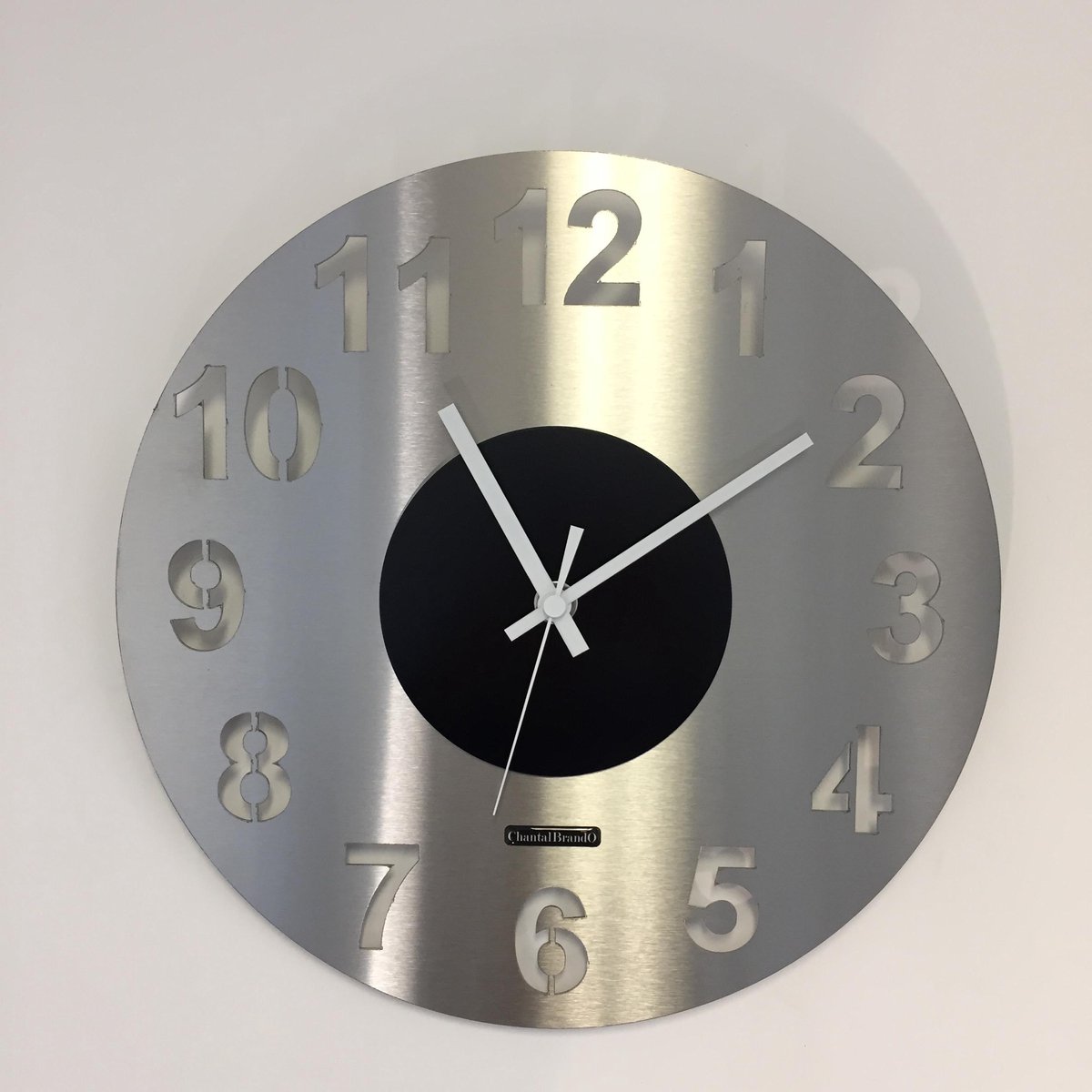 Wandklok RVS JUNTE DESIGN BLACK