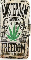 Xssive Hoesje voor Apple iPhone 6 Plus/6S Plus - Book Case - Amsterdam Cannabis