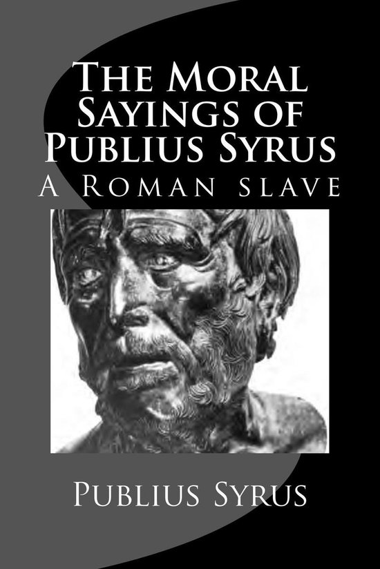 The Moral Sayings of Publius Syrus - cover