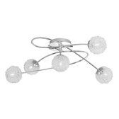Trio Leuchten Juri - Plafondlamp - 5 lichts - H 200 mm - chroom