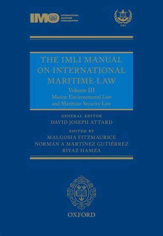 The IMLI Manual on International Maritime Law - cover