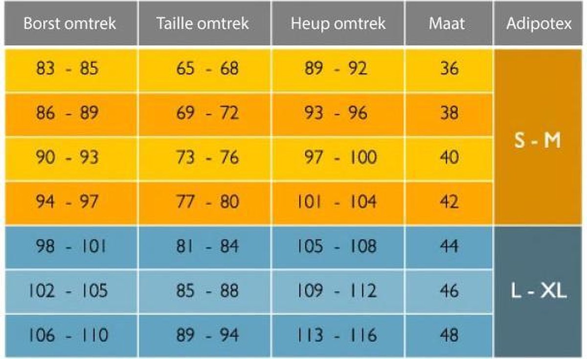 Goedkoopste Afslankbroek legging Adipotex maat L/XL