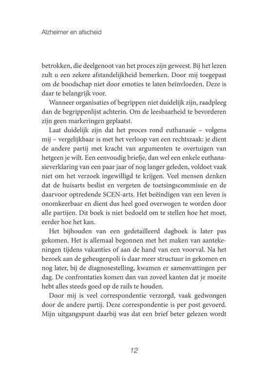 Alzheimer en afscheid