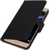 Bookstyle Wallet Case Hoesjes voor Huawei Honor V8 Zwart