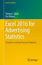 Excel for Statistics - Excel 2016 for Advertising Statistics