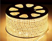 LED lichtslang warmwit op maat | 230V AC - 7W - 60 LED's/m | sproeidicht IP65 | per 2 meter