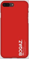 BOQAZ. iPhone 8 Plus hoesje - URBN mat rood