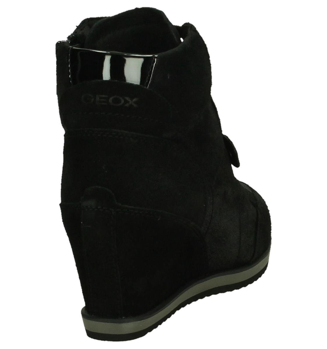Geox - D 4454 A - Sneaker met sleehak - Dames - Maat 39 - Zwart - 9999  -Cam.Brill/Scam... | bol.com