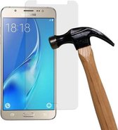 Geschikt voor Samsung Galaxy J7 2016 Tempered glass / Glazen screenprotector 2.5D 9H