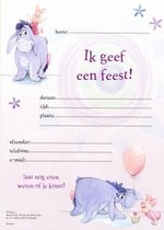Uitnodiging 16 stuks Eeyore