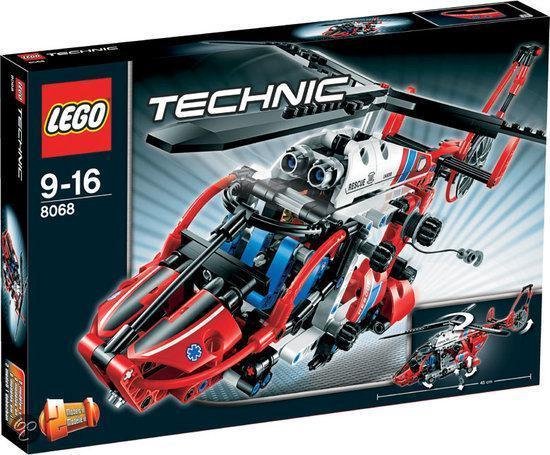 Reisbureau drie Atticus LEGO Technic Reddingshelikopter - 8068 | bol.com