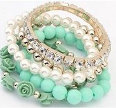 Bedelarmband groen