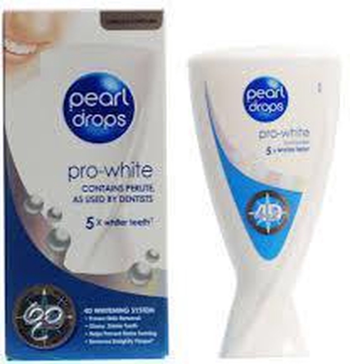 Ellende Verminderen attent Pearldrops Professional Whitening Toothpolish - 50 ml - Tandpasta | bol.com