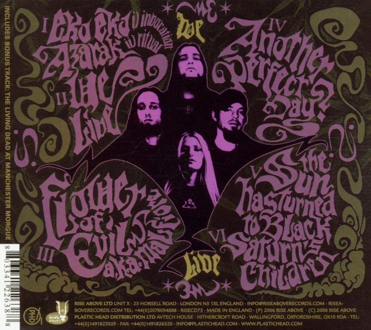 We Live, Electric Wizard CD (album) Muziek