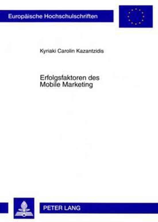 Erfolgsfaktoren des Mobile Marketing - cover