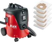 Flex VC21LMC Alleszuiger / bouwstofzuiger incl. filterzakken (5st) - 1250W - L-klasse - 20L
