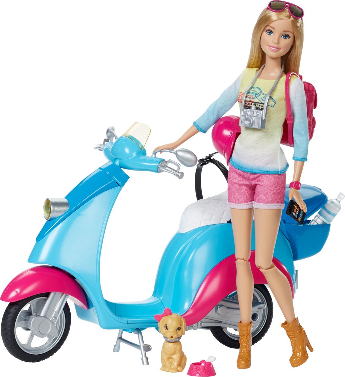 Port Generaliseren Portret Barbie met Scooter - Barbiepop | bol.com