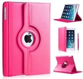 iPad hoes 360 graden roze leer