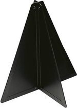Lalizas Ankerkegel zwart opvouwbaar 35 x 34 cm