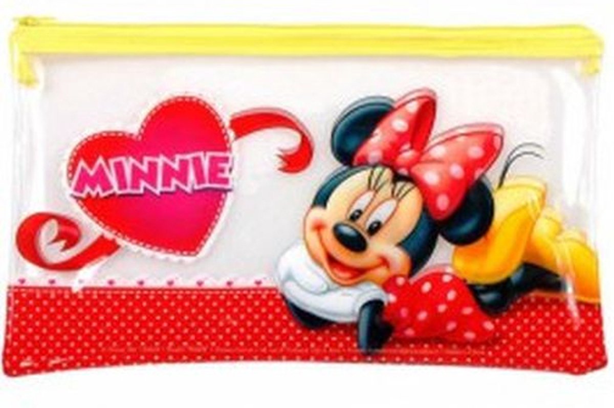 Disney Minnie Mouse - Etui / pennenzak - PVC - Xxl - 24x15cm