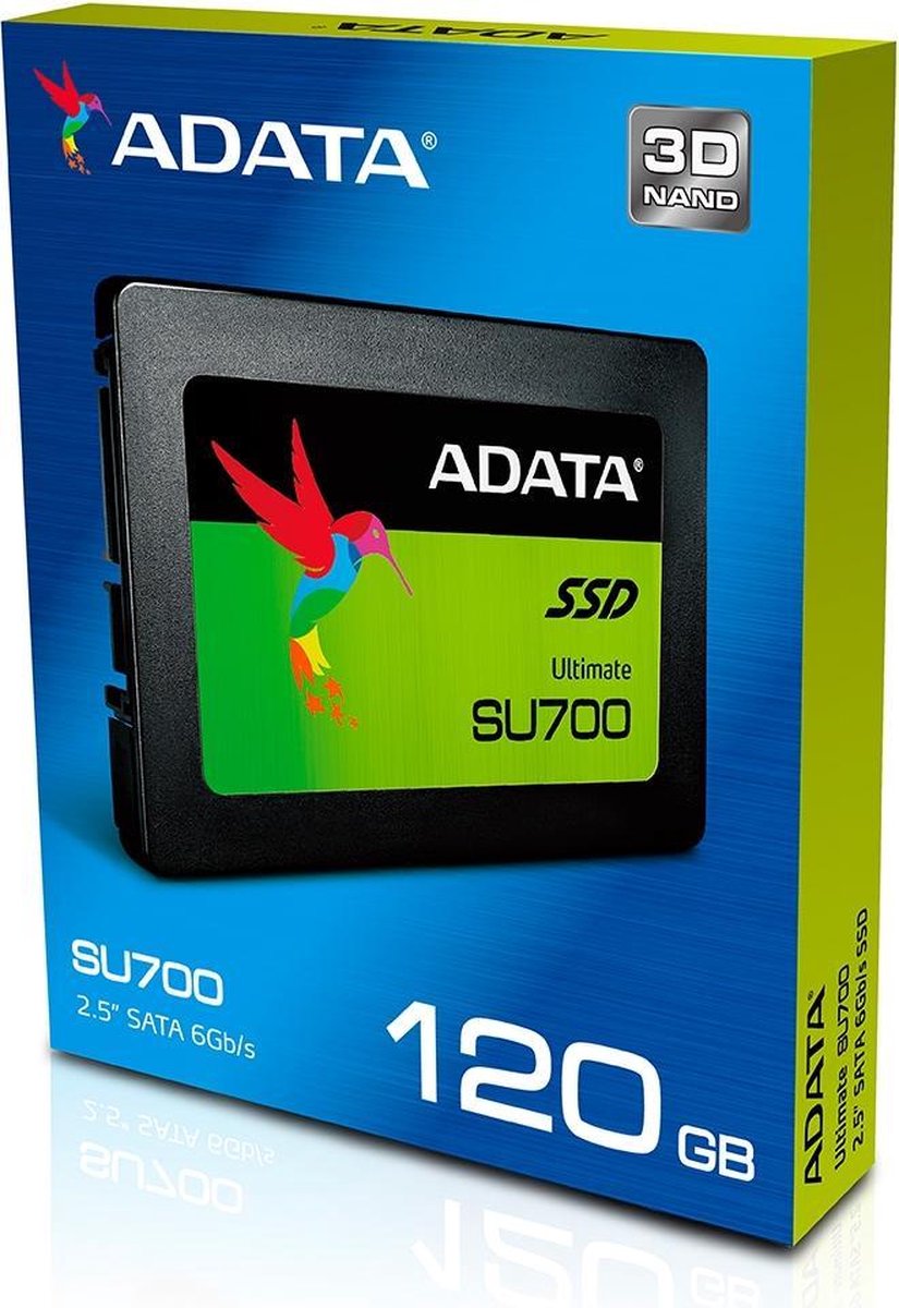 ADATA Ultimate SU700, 120 GB, 2.5", 560 MB/s, 6 Gbit/s | bol.com