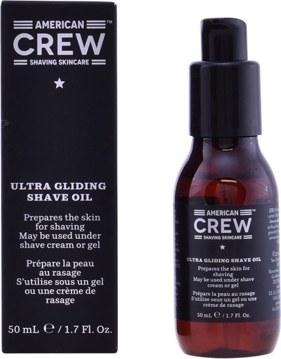 MULTI BUNDEL 3 stuks American Crew Shaving Skin Care Ultra Gliding Shave Oil 50ml