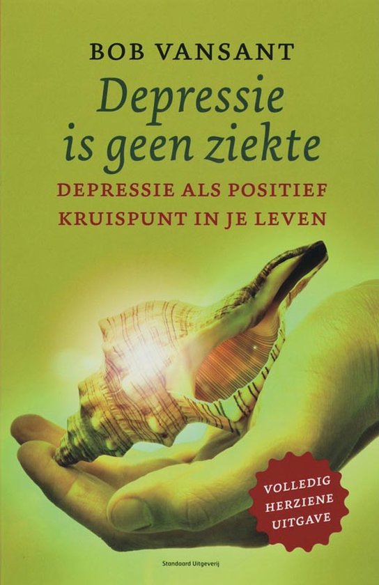 Cover van het boek 'Depressie is geen ziekte' van B. Vansant