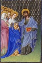 David Foresees the Mystic Marriage of Christ and the Church  by The Limbourg Br