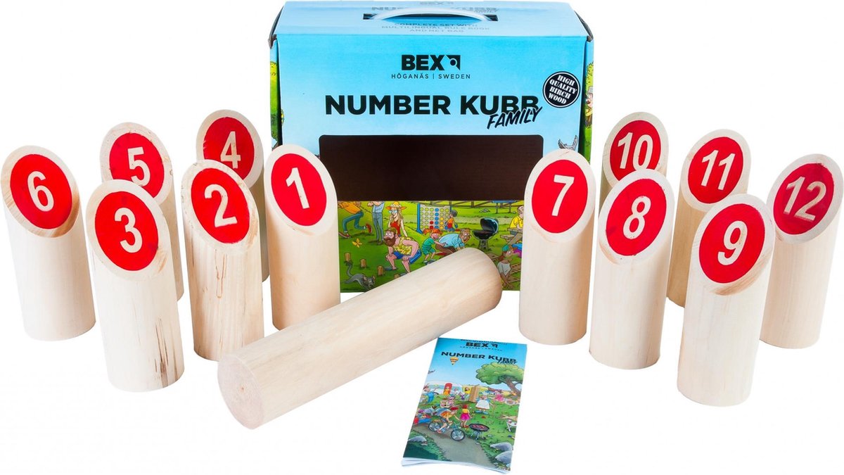 Bex Sport Family Numbers Kubb Berkenhout