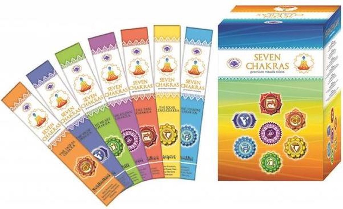 seven chakras wierook ( 7 chakra's wierook ) Green tree