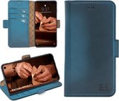 Bouletta Lederen Samsung Galaxy S10 Hoesje - BookCase - Midnight Blue