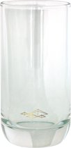 TAK Design Drinkglas Forest Hoog - Glas - Ø6,5 x 12,5 cm - Goud