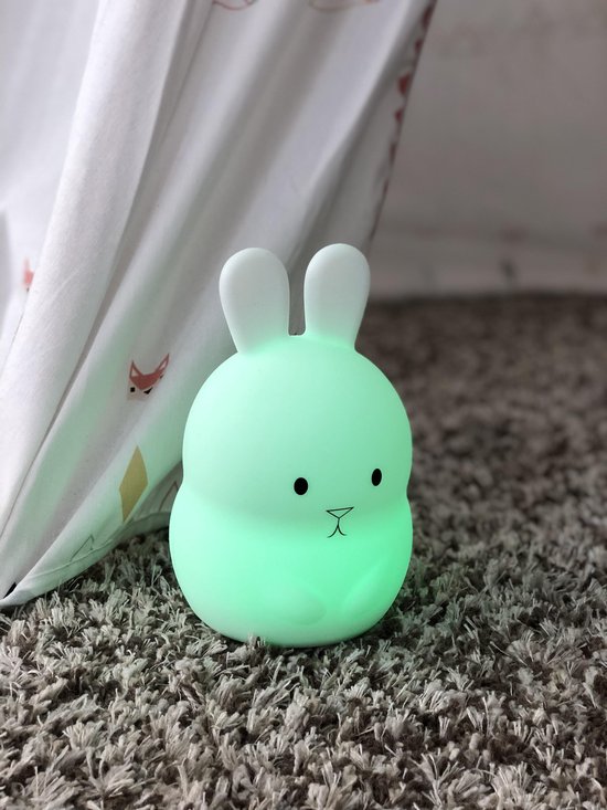 Wanten Tijdens ~ winnaar Lumisky Bunny - Multicolor Led Kindernachtlampje | bol.com