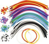 Armband - Assortiment, l: 20 cm, kleuren assorti, 48 sets