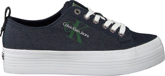 Calvin Klein Dames Sneakers Zolah - Blauw - Maat 41 | bol.com
