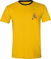 Star Trek - Kirk Uniform T-Shirt - Geel - Maat M