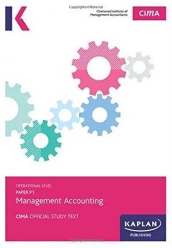 P1 Management Accounting Study Text 9781784151263 Boeken
