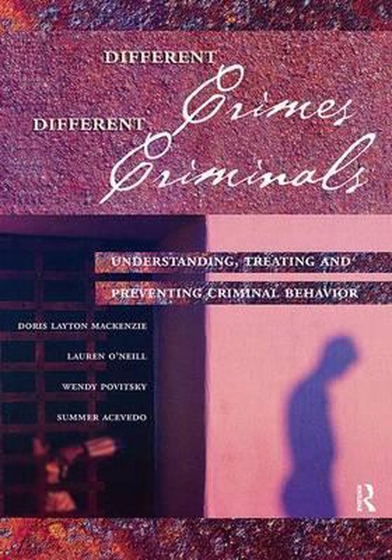 Different Crimes, Different Criminals - cover