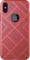 Nillkin Air Hard Case voor Apple iPhone X (5.8") - Rood