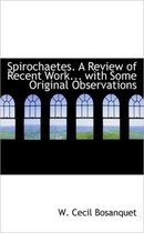 Spirochaetes. a Review of Recent Work... with Some Original Observations