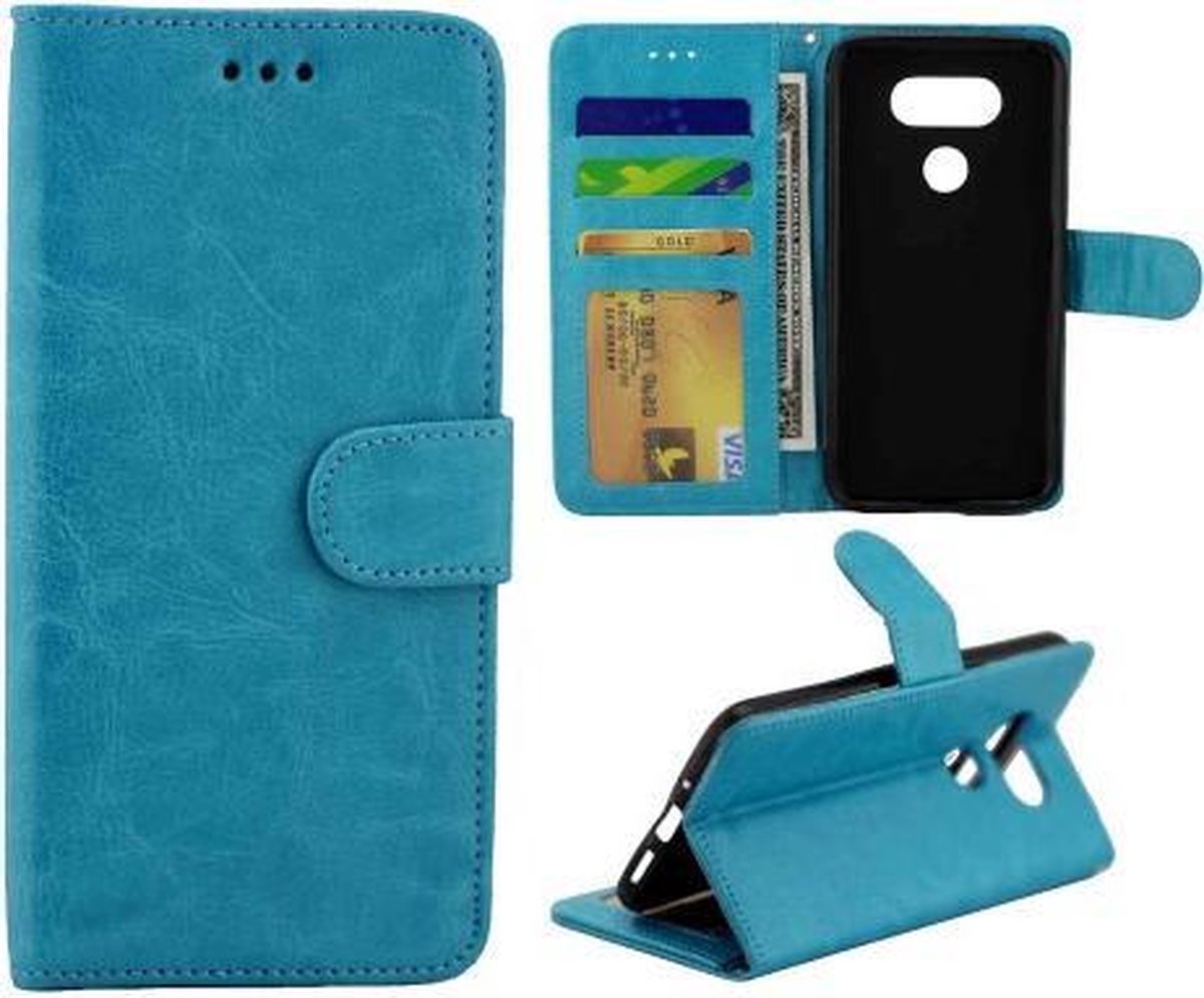 Celltex cover wallet case hoesje Geschikt voor: LG G5 blauw