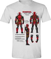 Deadpool - Scale Figure T-Shirt - Grijs - S