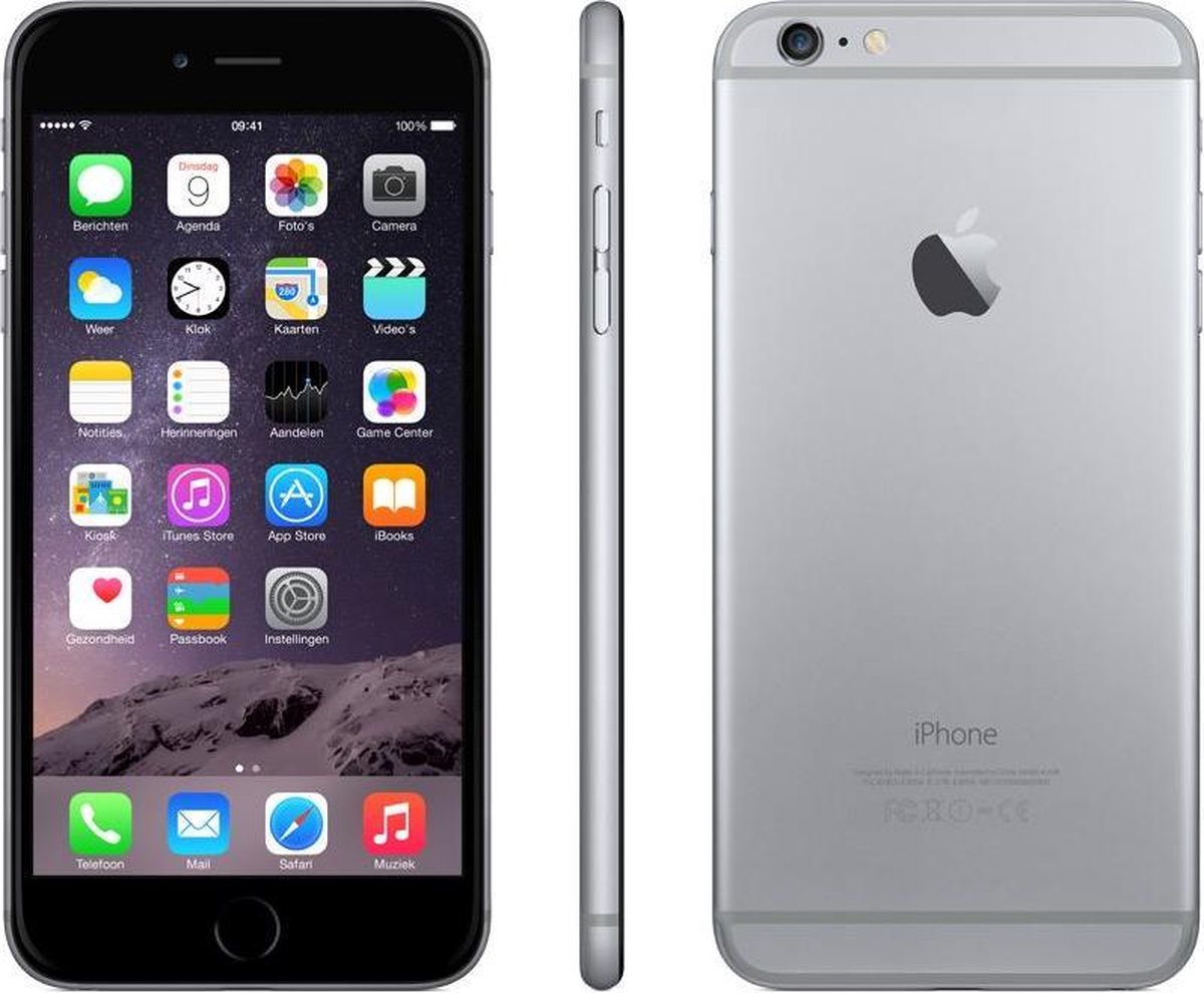 commentator Toeval domesticeren Apple iPhone 6 Plus - 16GB - Spacegrijs | bol.com