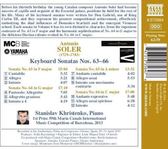 Keyboard Sonatas Nos. 63-66